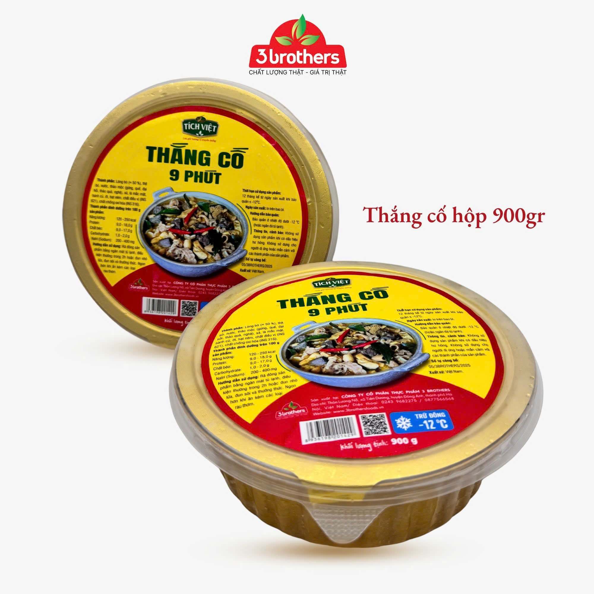 THẮNG CỐ 9 PHÚT (HỘP LỚN 2500G)