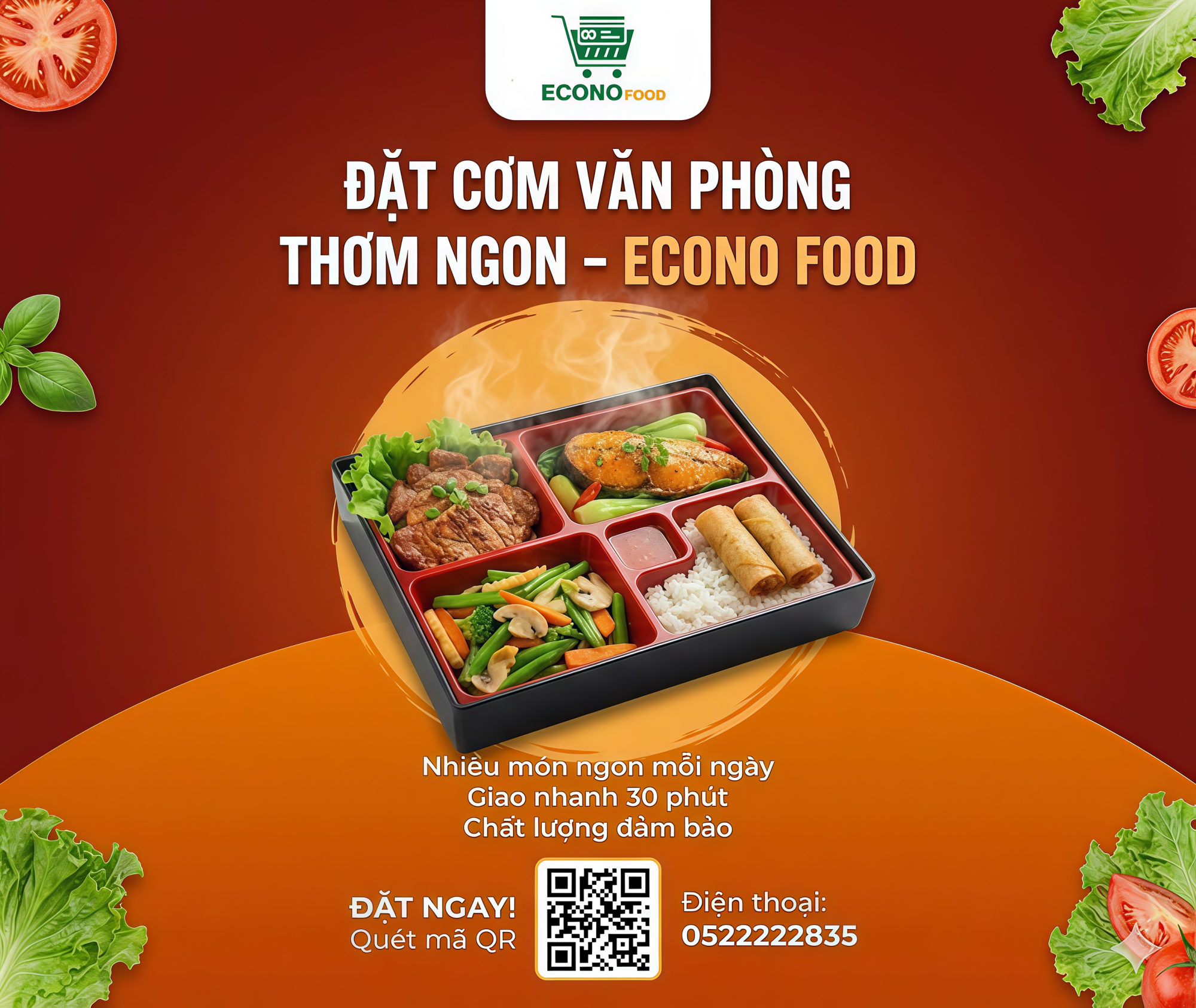 Đặt Cơm Văn Phòng Ngon, Giao Nhanh 30 Phút Tại Econo Food & Mart