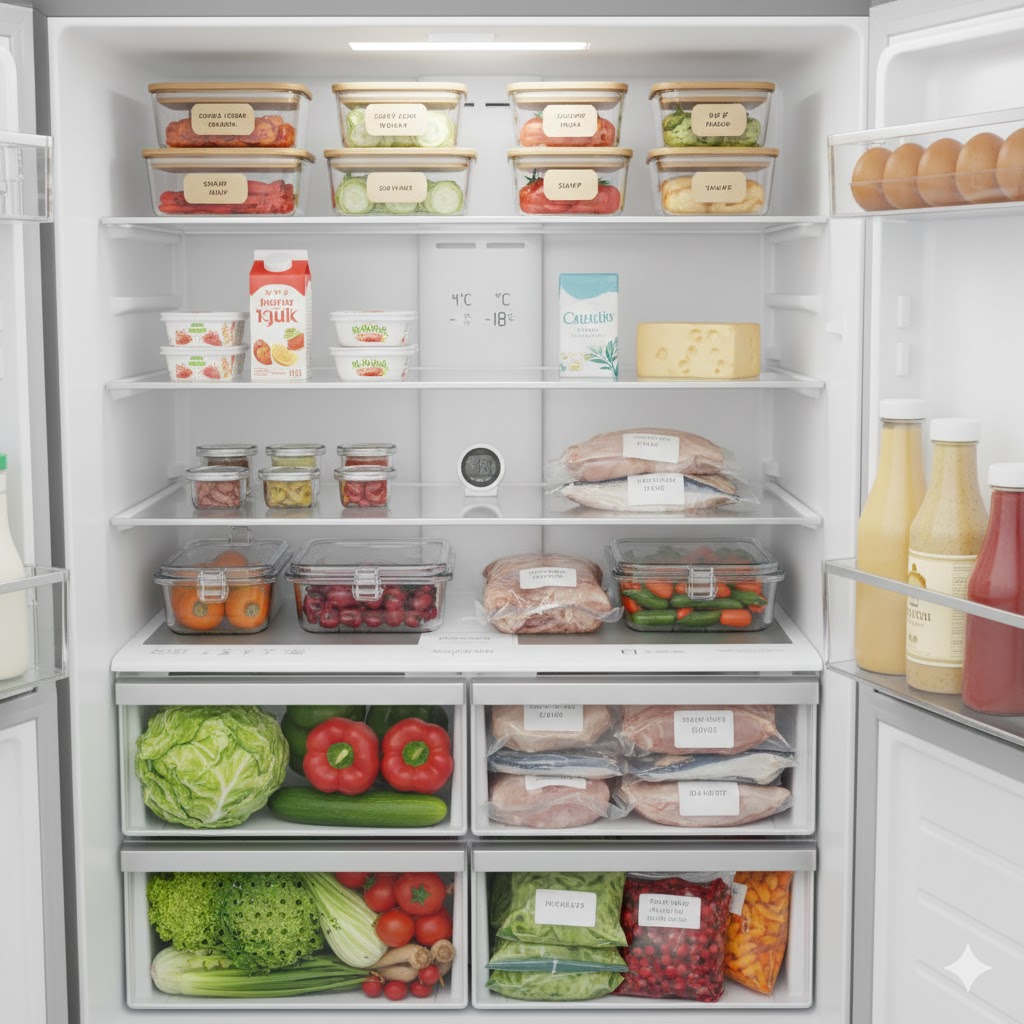 Mẹo Bảo Quản Đồ Ăn Trong Tủ Lạnh: Giữ Thực Phẩm Tươi Ngon Và An Toàn Hơn